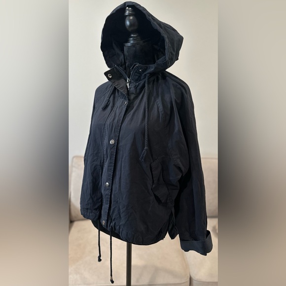 FRANCESCAS Miami Hooded Rain Coat Women Size Large - Picture 3 of 12
